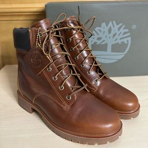 Timberland Women's Jayne 6 Inch Waterproof Boot Medium Brown Full Grain, Size 7
